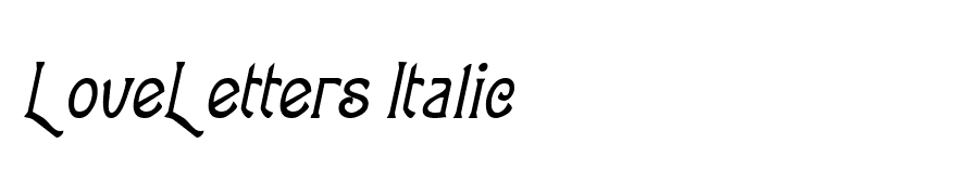 LoveLetters Italic