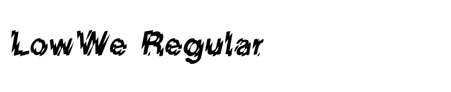 LowWe Regular