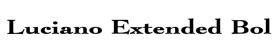 Luciano Extended Bold
