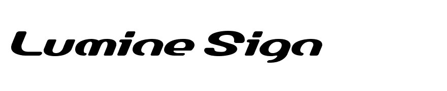 Lumine Sign
