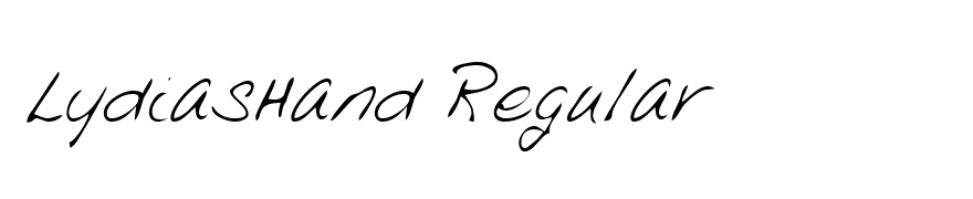 LydiasHand Regular