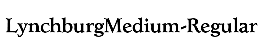 LynchburgMedium-Regular