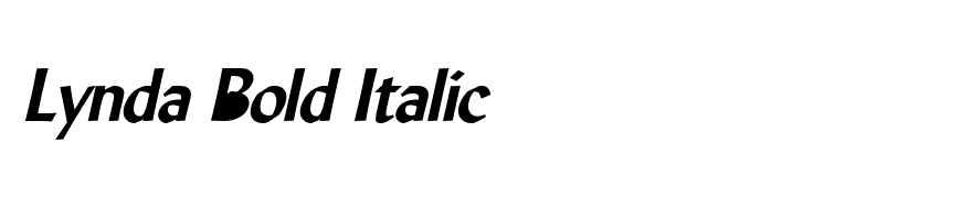 Lynda Bold Italic