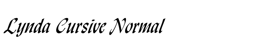 Lynda Cursive Normal