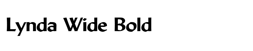 Lynda Wide Bold