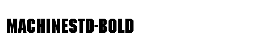 MachineStd-Bold