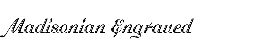 Madisonian Engraved