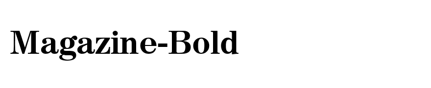 Magazine-Bold