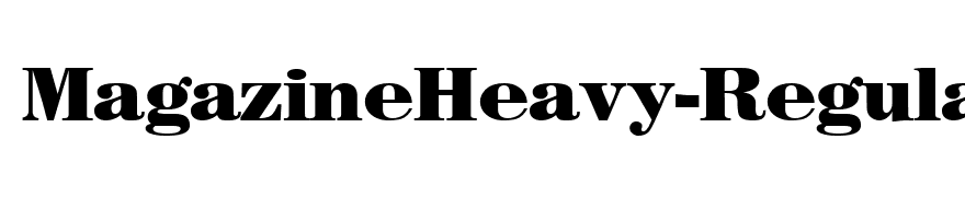 MagazineHeavy-Regular