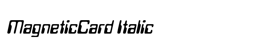 MagneticCard Italic
