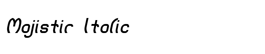 Majistir Italic
