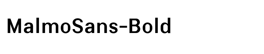 MalmoSans-Bold