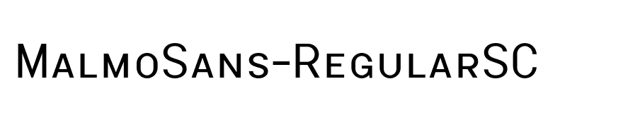 MalmoSans-RegularSC