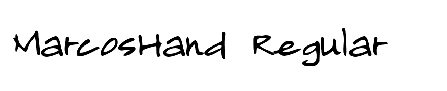 MarcosHand Regular