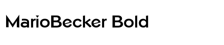 MarioBecker Bold