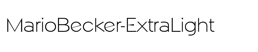 MarioBecker-ExtraLight