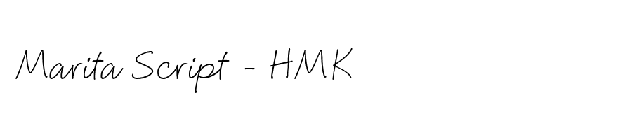 Marita Script - HMK