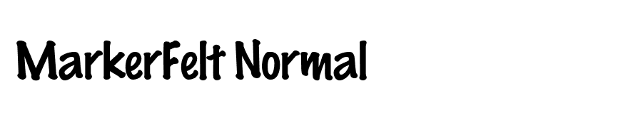 MarkerFelt Normal