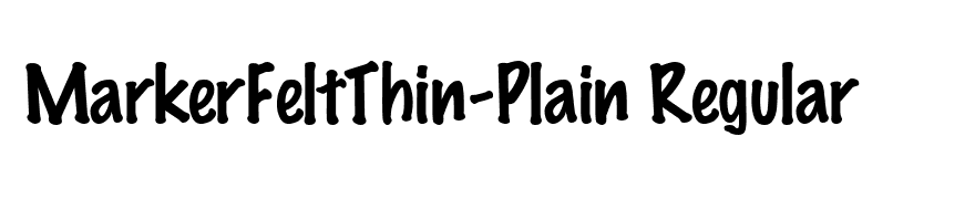 MarkerFeltThin-Plain Regular