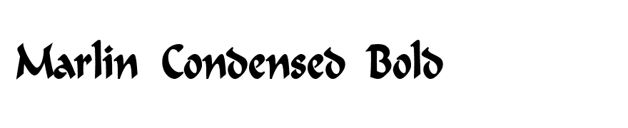 Marlin Condensed Bold