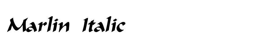 Marlin Italic