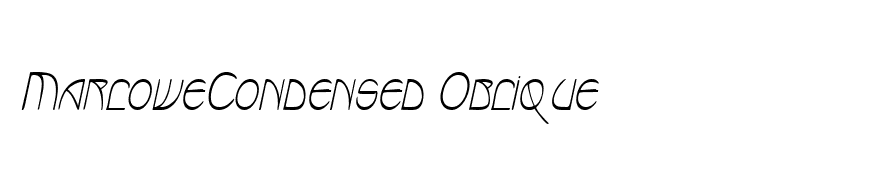 MarloweCondensed Oblique