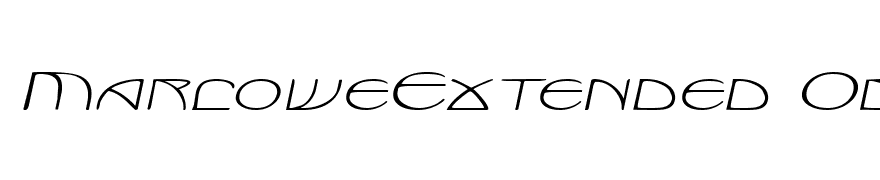 MarloweExtended Oblique