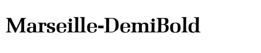Marseille-DemiBold