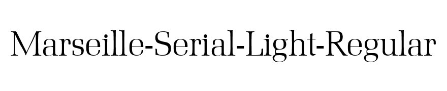 Marseille-Serial-Light-Regular