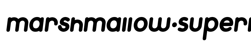 Marshmallow-SuperPuffItalic