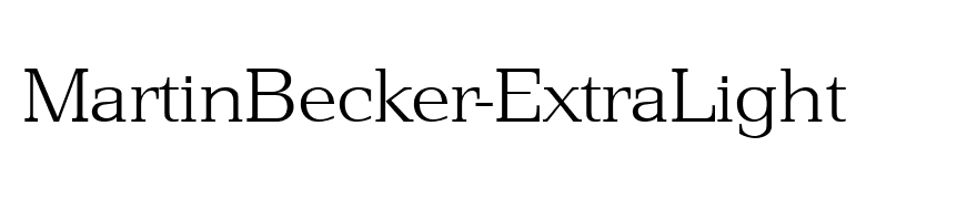 MartinBecker-ExtraLight