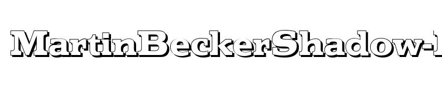 MartinBeckerShadow-ExtraBold-Regular