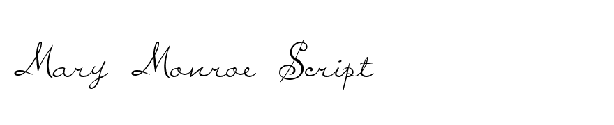 Mary Monroe Script