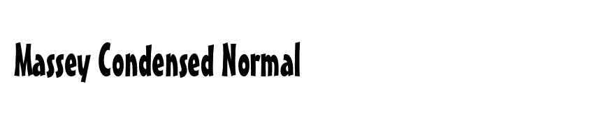 Massey Condensed Normal