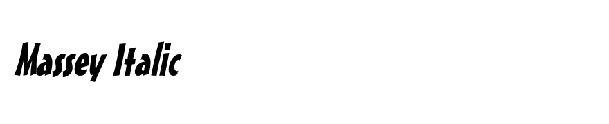 Massey Italic