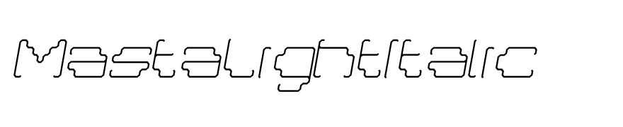 MastaLightItalic