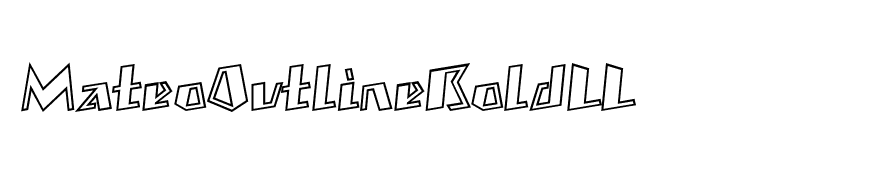 MateoOutlineBoldLL