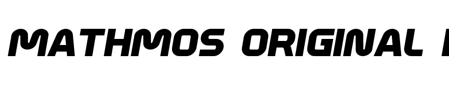 Mathmos Original Italic