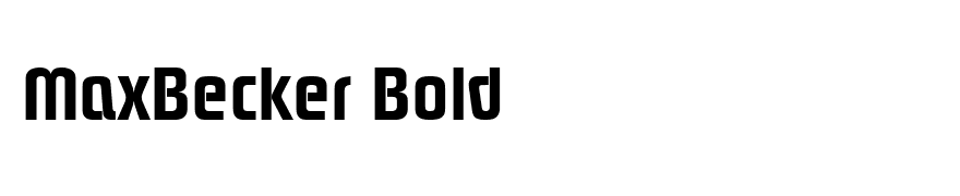 MaxBecker Bold