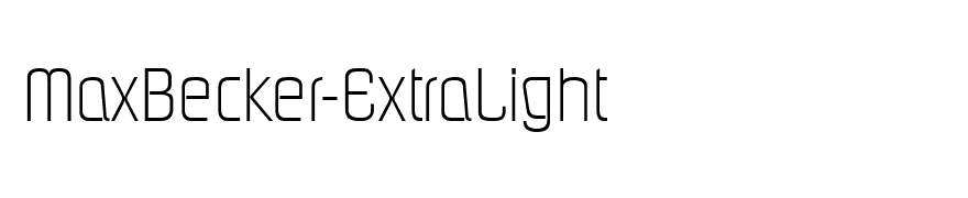 MaxBecker-ExtraLight