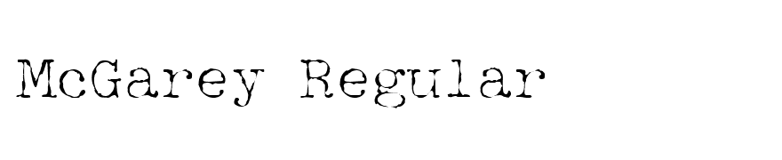 McGarey Regular