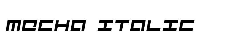 Mecha Italic