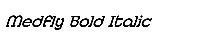 Medfly Bold Italic