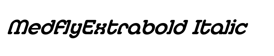 MedflyExtrabold Italic