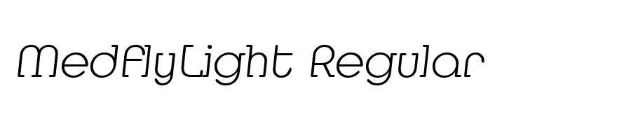 MedflyLight Regular