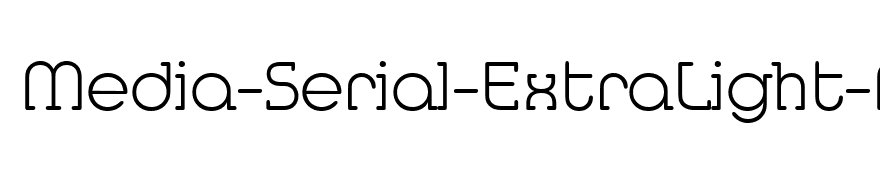 Media-Serial-ExtraLight-Regular
