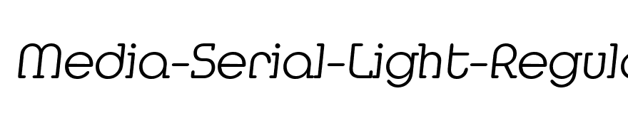 Media-Serial-Light-RegularItalic