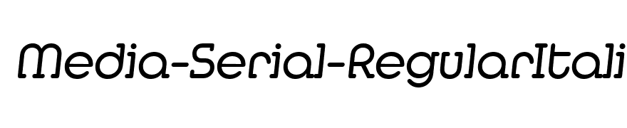 Media-Serial-RegularItalic