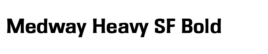 Medway Heavy SF Bold