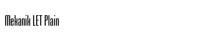 Mekanik LET Plain